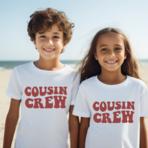 Cousin Crew | Maroon Matching Family Kids Unisex T-Shirt