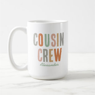 Cousin Crew Matching Boho Family Reunion Coffee Mug