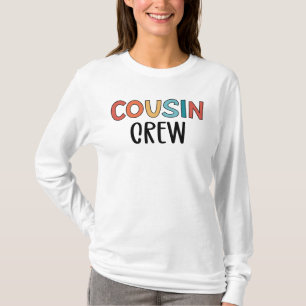 Cousin Crew Matching Retro Family Cousin Squad T-Shirt