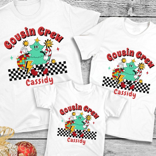 Cousin crew name Christmas matching family T-Shirt (Creator Uploaded)