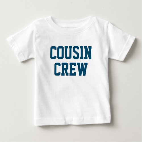Cousin Crew  Navy Blue Matching Kids Baby T_Shirt