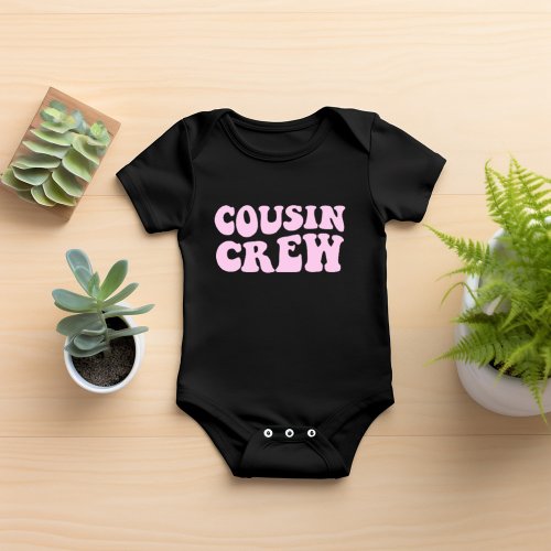 Cousin Crew  Pink Matching Family Baby Bodysuit