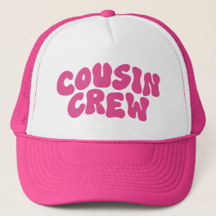 Cousin Crew Retro Family Reunion Matching Cousins Trucker Hat