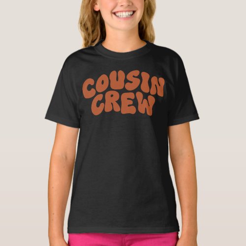 Cousin Crew  Retro Matching Cousin Family Reunion T_Shirt