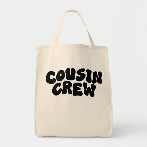 Cousin Crew  Retro Matching Cousin Family Reunion Tote Bag