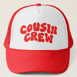 Cousin Crew Retro Matching Cousin Family Reunion Trucker Hat