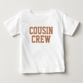 Cousin Crew | Rust Kids Baby T-Shirt (Front)