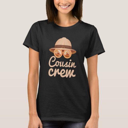 Cousin Crew Safari Matching Outfit Cousin Squad Fo T_Shirt