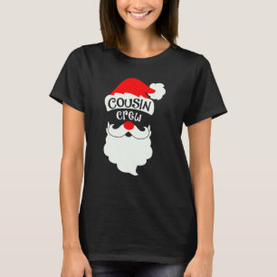Cousin Crew Santa Christmas Pajama Holiday Boy Gi T-Shirt