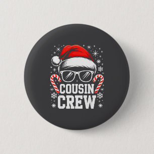 Cousin Crew Shirt Adults Kids Matching Christmas G Button