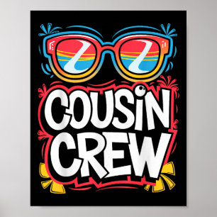 Cousin Crew Shirt Adults Kids Matching Cousin Givi Poster