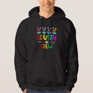 Cousin Crew Squad Cute Easter Bunny Rabbits Toddle Hoodie