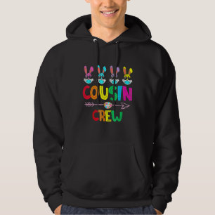 Cousin Crew Squad Cute Easter Bunny Rabbits Toddle Hoodie