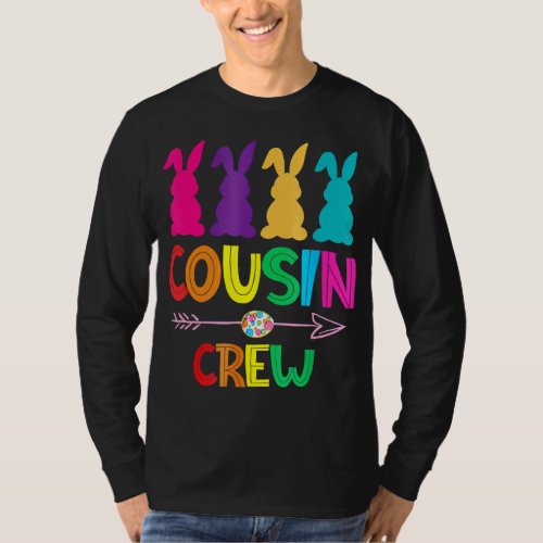 Cousin Crew  Squad Easter Day Cute Bunny Kids Todd T_Shirt