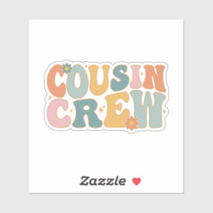 Cousin Crew Sticker