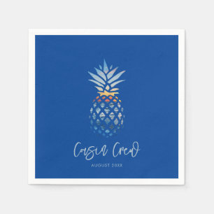 Cousin Crew Sunset Tropical Beach Family Reunion Napkins