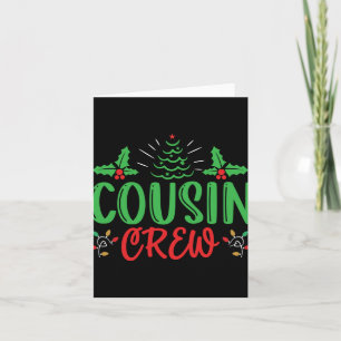 Cousin Crew T Shirt Card