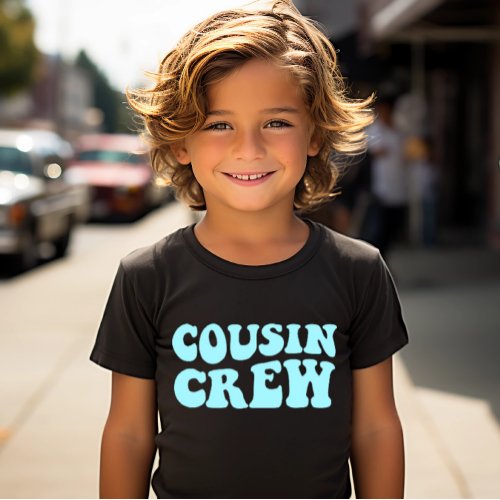 Cousin Crew Turquoise Matching Family Unisex Kids T_Shirt