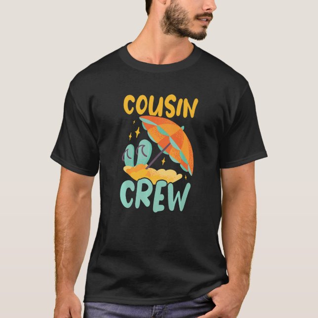 Cousin Crew Vacation Pajamas Cousin Squad For Kids T-Shirt (Front)