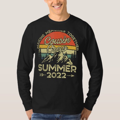 Cousin Crew Vintage Camping Crew Summer Vacation M T_Shirt