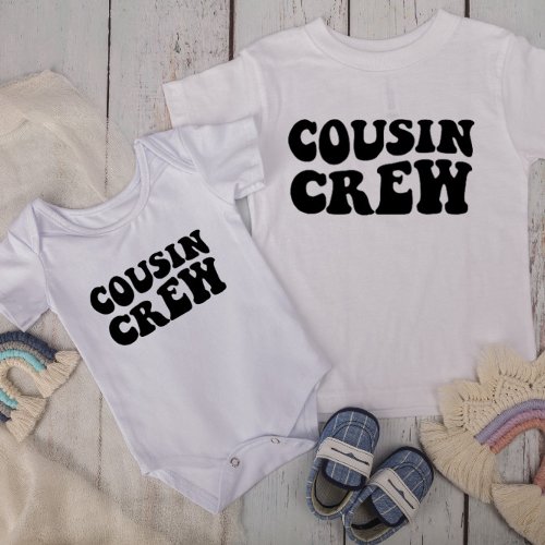 Cousin Crew  White Matching Family Baby T_Shirt