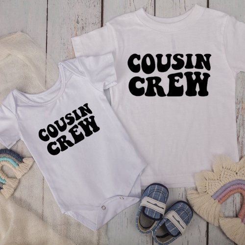 Cousin Crew  White Matching Family Kids Unisex T_Shirt