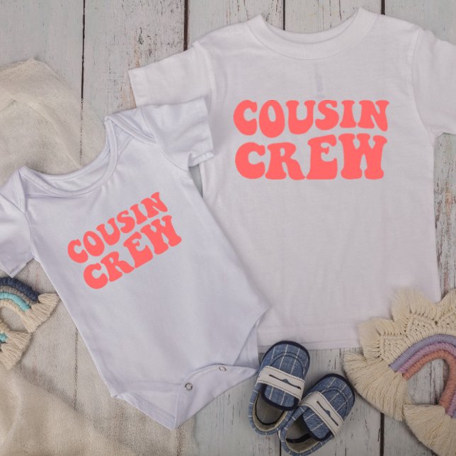 Cousin Crew | White Matching Family Kids Unisex T-Shirt (Creator Uploaded)