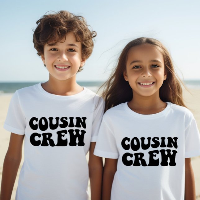 Cousin Crew | White Matching Family Kids Unisex T-Shirt (Creator Uploaded)