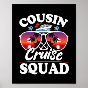 Cousin Cruise Squad 2025 Cruise Ship Party Group V Poster