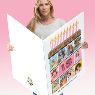 Cousin Custom Big 13th Birthday Card