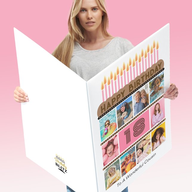 Cousin Custom Big 13th Birthday Card (Creator Uploaded)