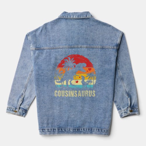 Cousin Dinosaur  Kid Cousin Saurus 2022  Denim Jacket