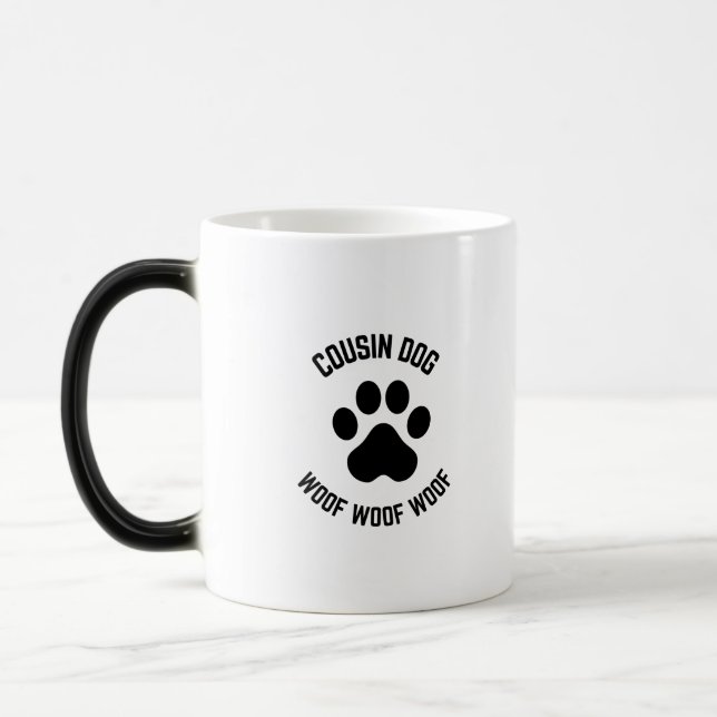 Cousin dog woof woof woof color morph mug  (Left)