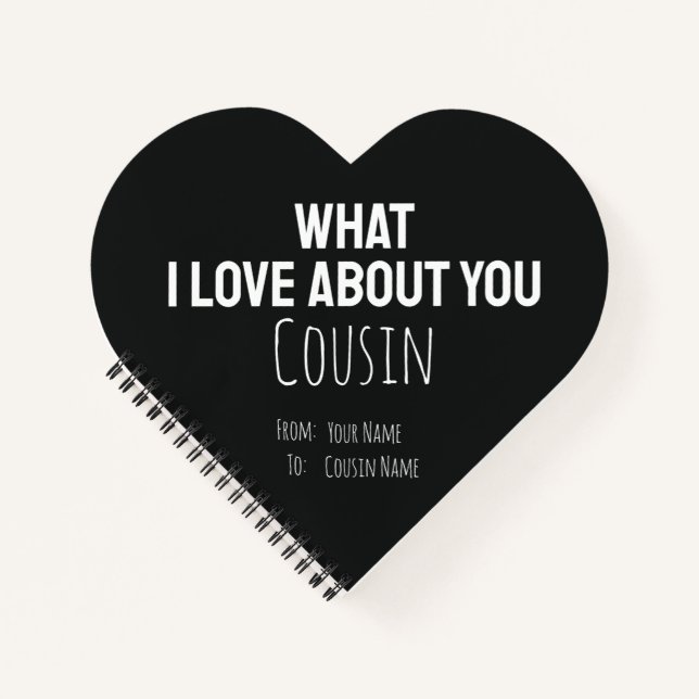 Cousin Gifts Kids Cousins Cool Fun For Him Her Notebook (Front)