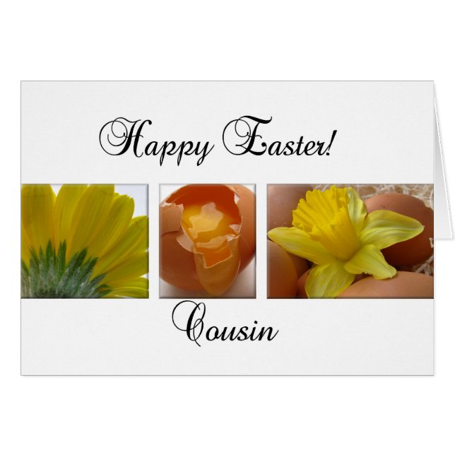Cousin Happy Easter Cards (Front Horizontal)