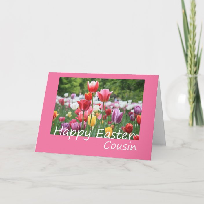 Cousin Happy Easter Holiday Card | Zazzle.com