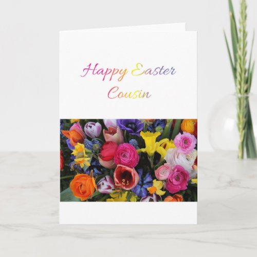 Cousin Happy Easter Holiday Card