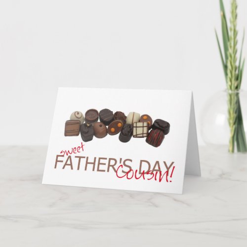 cousin  Happy Fathers Day Card