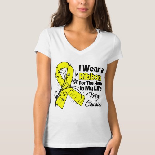 Cousin Hero in My Life Sarcoma Awareness T_Shirt