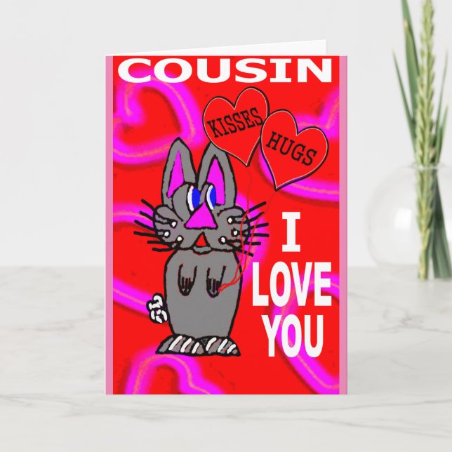Cousin I Love You Card (Front)