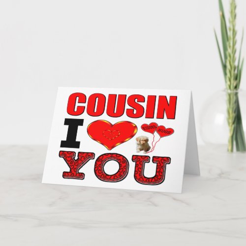 Cousin I Love You Holiday Card