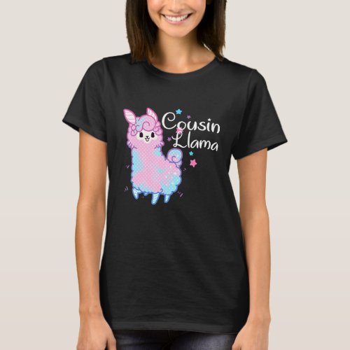 Cousin Llama Matching Family Christmas Pajamas T-Shirt