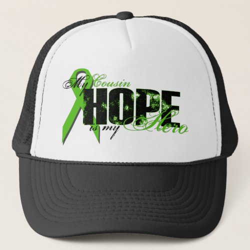 Cousin My Hero _ Lymphoma Hope Trucker Hat