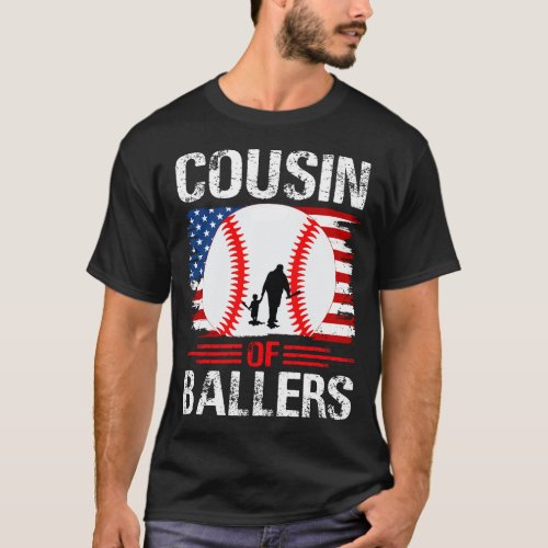 COUSIN Of Ballers Baseball T_Shirt