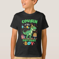 Cousin Of The Birthday Boy T Rex Dinosaur Family P