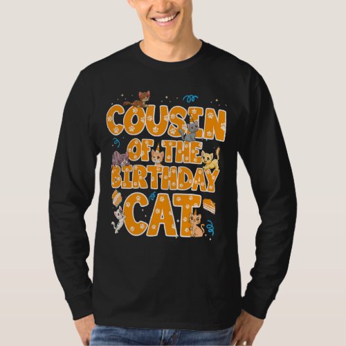 Cousin Of The Birthday Cat Tio Kitten T_Shirt