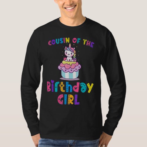 Cousin of the Birthday Princess Girl  Dabbing Unic T_Shirt