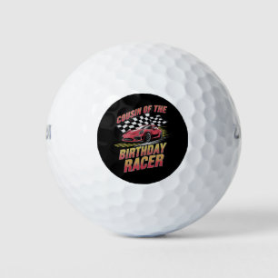 Cousin Of The Birthday Racer Racing Family Party Golf Balls