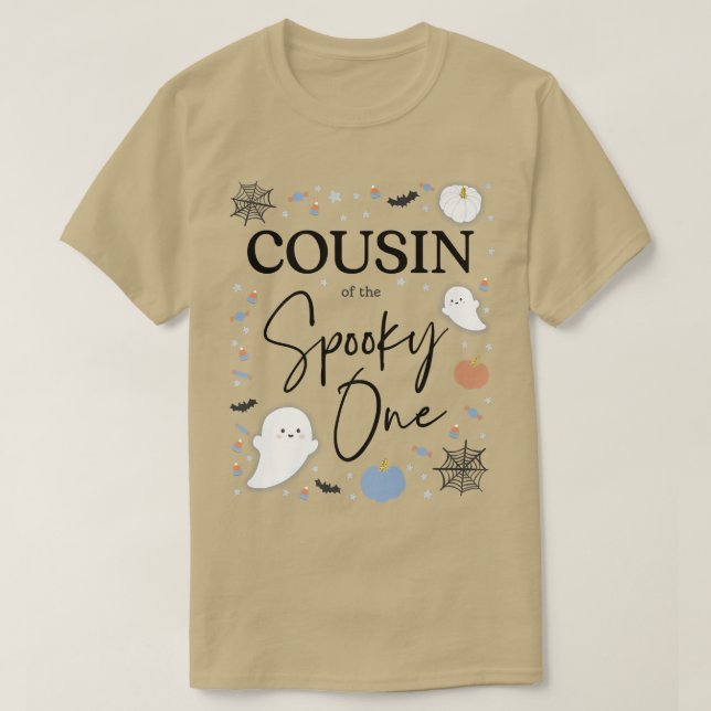 Cousin of the Spooky One First Birthday Boy 1st Ha T-Shirt (Design Front)