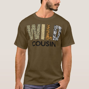 Cousin of The Wild One Zoo Birthday Safari Jungle T-Shirt